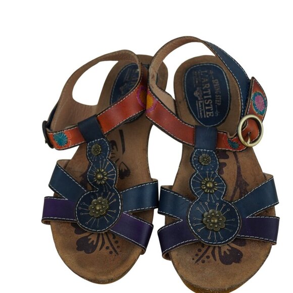 Spring‎ Step L'Artiste Hemlock Women Leather Strappy Sandals Size 36 - Picture 10 of 10